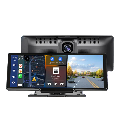 Adinka Dashcam Dual Camera Wireless Head Unit Touch Screen 10.26 Inch - D1026-DA
